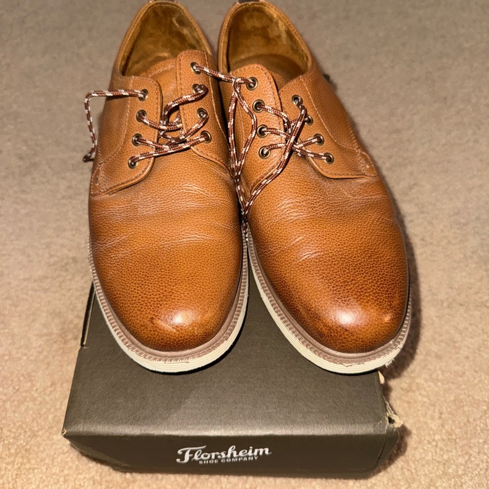 Florsheim Brown Leather Oxfords
